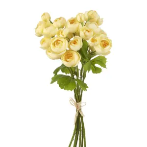 12.5" YELLOW RANUNCULUS BOUQUET