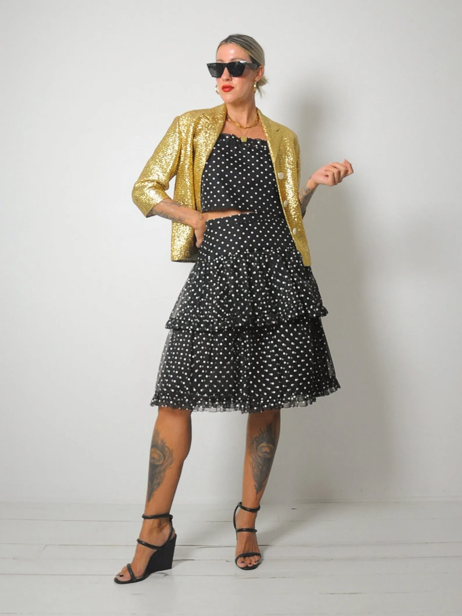 1950's Metallic Gold Blazer