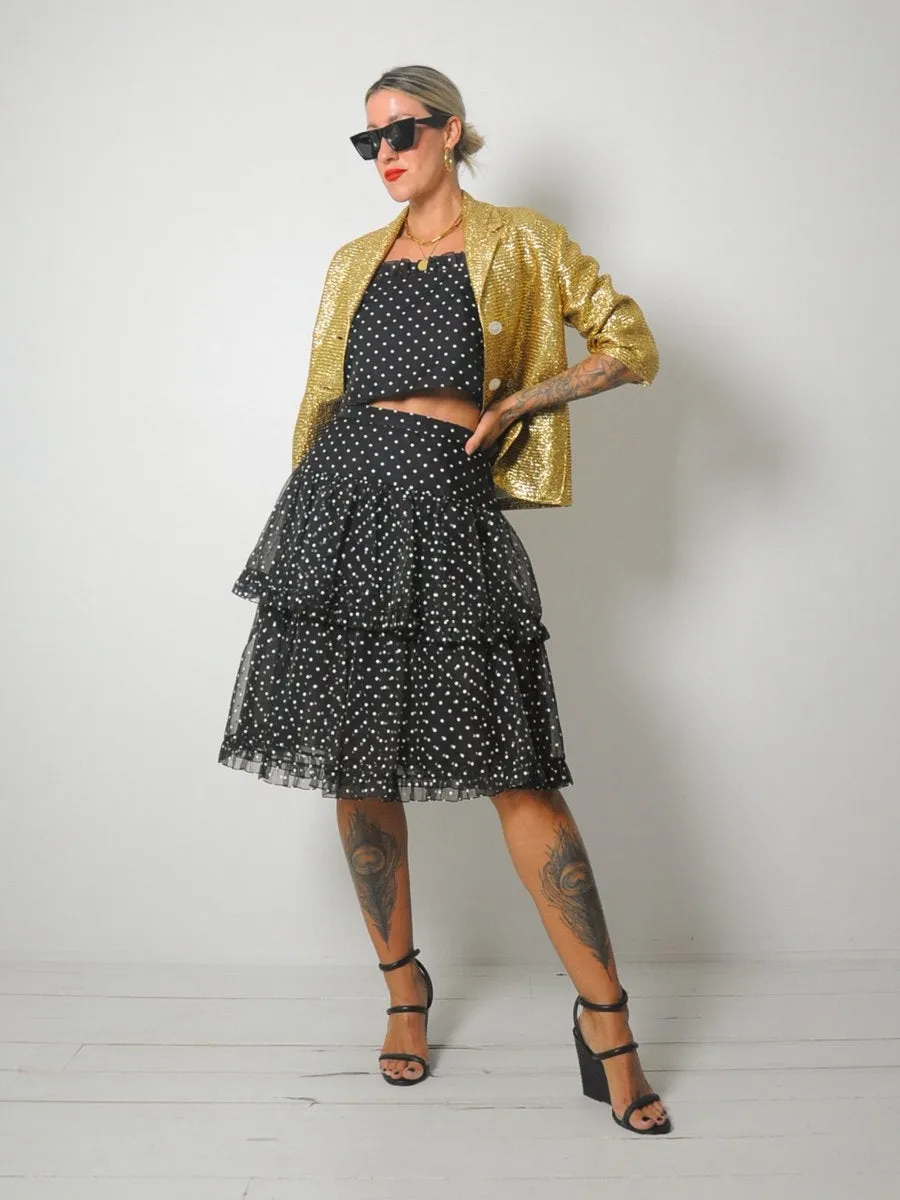 1950's Metallic Gold Blazer