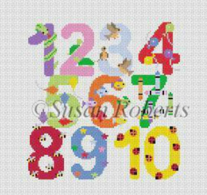 2308 Numbers with Characters Child's Seat