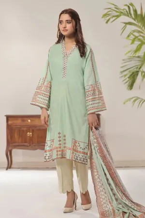 2PC Unstitched Printed Lawn Shirt and Dupatta KSD-2376