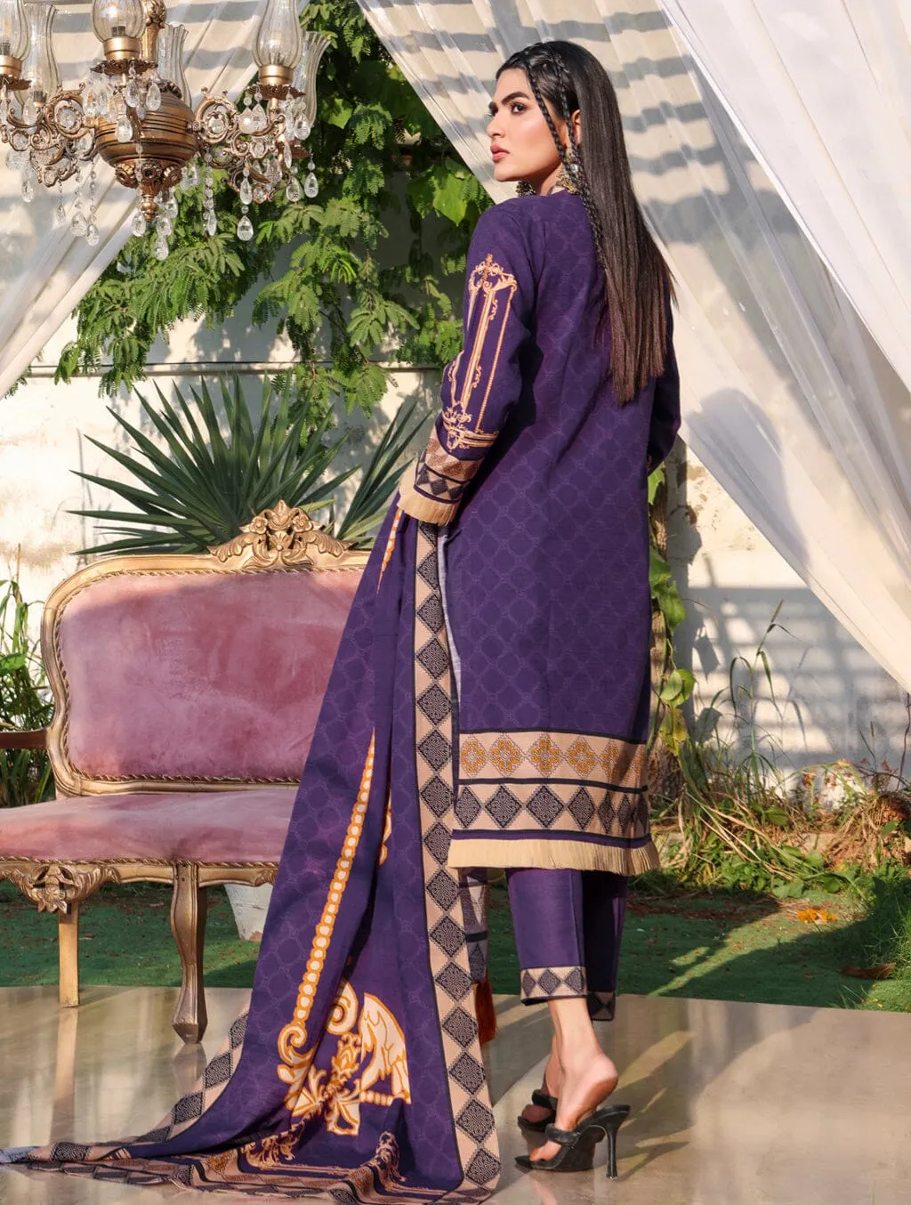 3 Piece Unstitched Suit KKH-1529