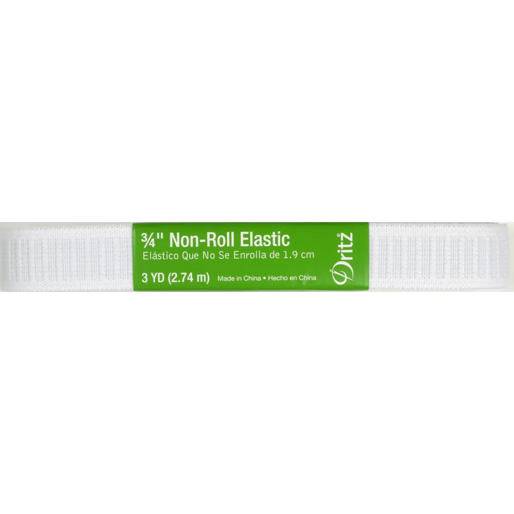 3/4-inch Non-Roll Elastic