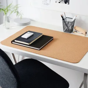 40*80CM Desk Pad Cork Leather Mouse Pad Water Repellent Table Cover Desk Mat for Writing L-557