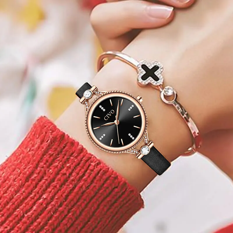 8120C | Quartz Women Watch | Leather Band