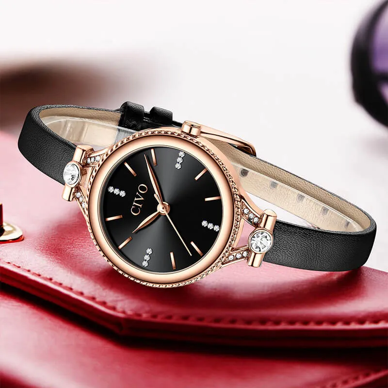 8120C | Quartz Women Watch | Leather Band