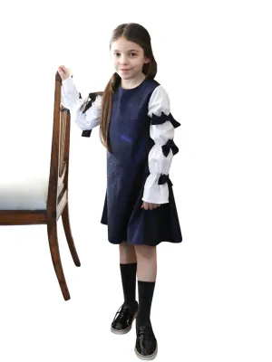 Alitsa Junior Metallic Bow Dress