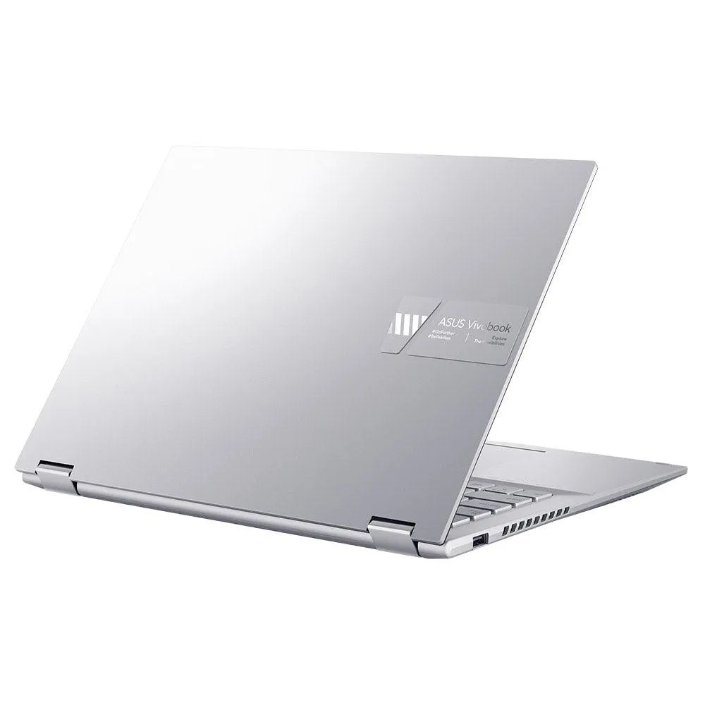 Asus Vivobook S 14 Flip TN3402YA-LZ555W Laptop (AMD Ryzen 5-7430U - 8GB Ram - M.2 NVMe 512GB - AMD Radeon Graphics - 14 Inch WUXGA IPS 60Hz - Win11) - Silver