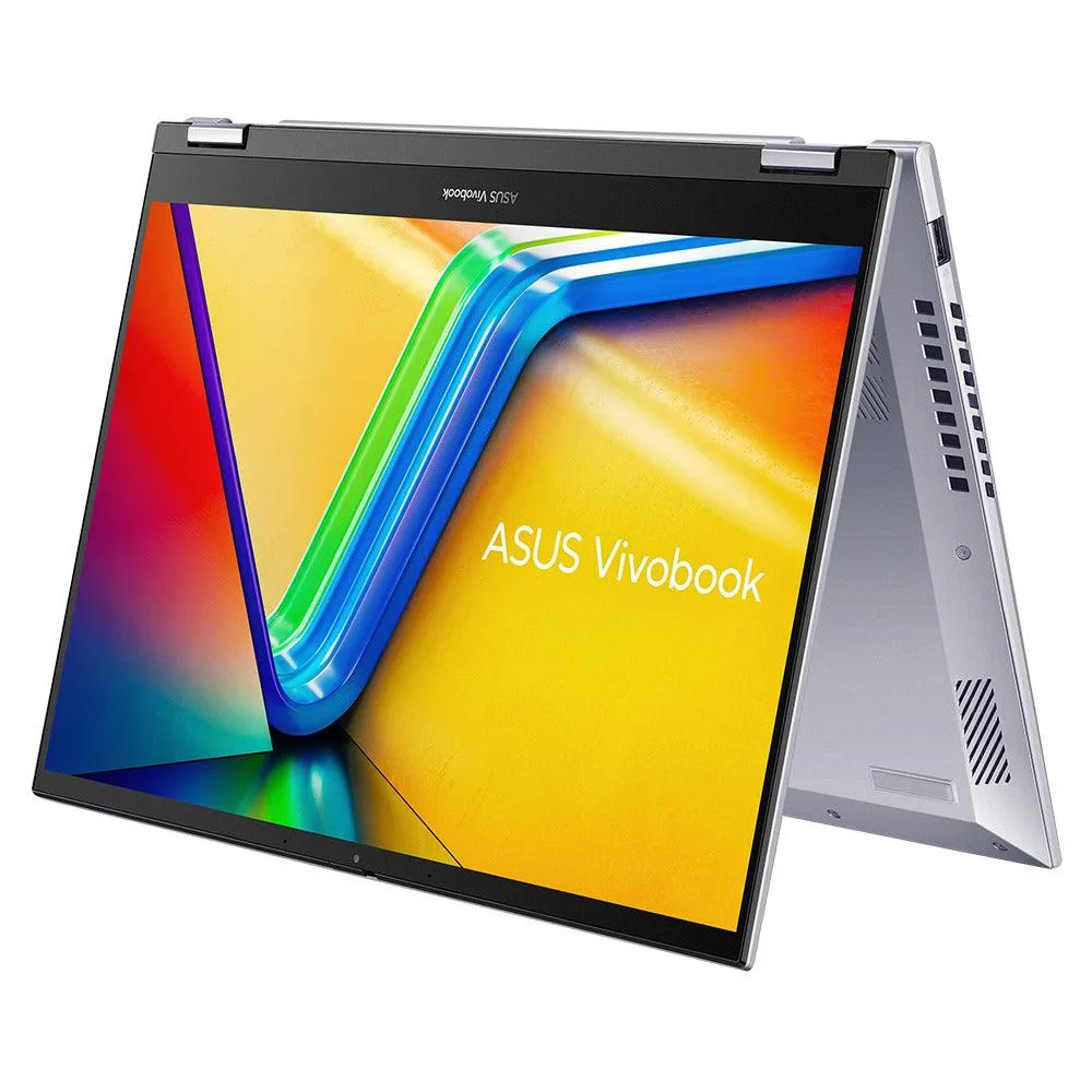 Asus Vivobook S 14 Flip TN3402YA-LZ555W Laptop (AMD Ryzen 5-7430U - 8GB Ram - M.2 NVMe 512GB - AMD Radeon Graphics - 14 Inch WUXGA IPS 60Hz - Win11) - Silver