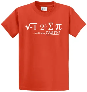 Ate Some Pi Printed Tee Shirt