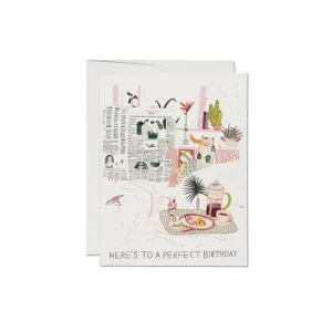 Birthday Perfection Greeting Card