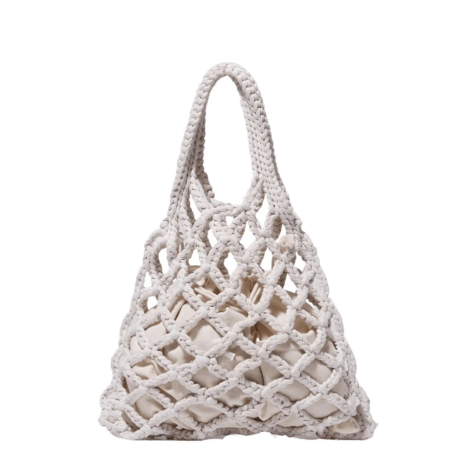 Braided Crochet Net Bag