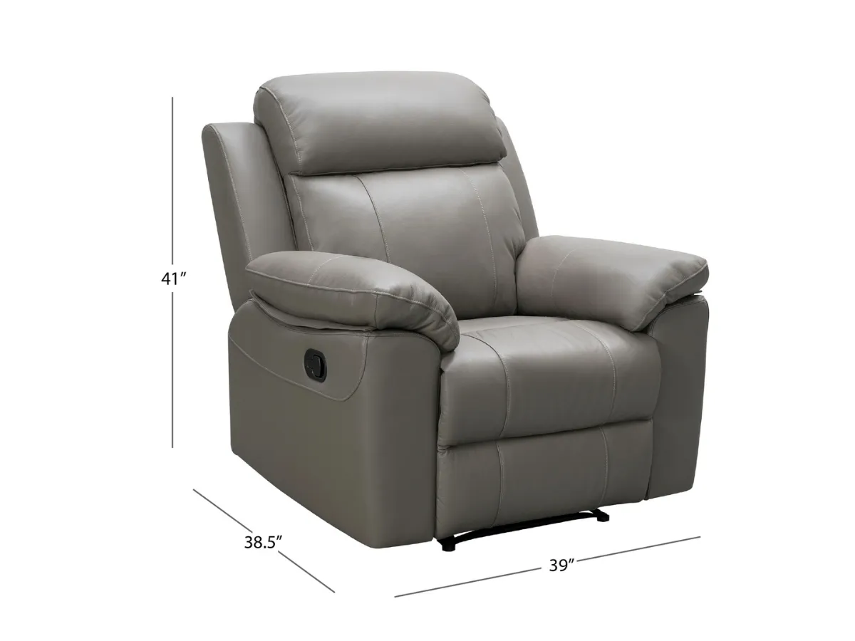 Braylen Top Grain Leather Reclining Sofa Set