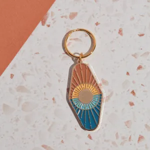 Cai & Jo Sun and Sea Enamel Key Chain