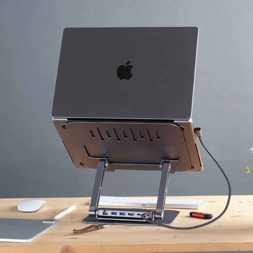 CASA Hub Stand Pro USB-C 6-in-1 Laptop Stand Hub