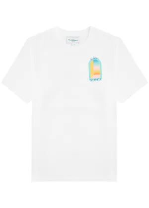 Casablanca L'Arc Colore Printed Tee 'White'