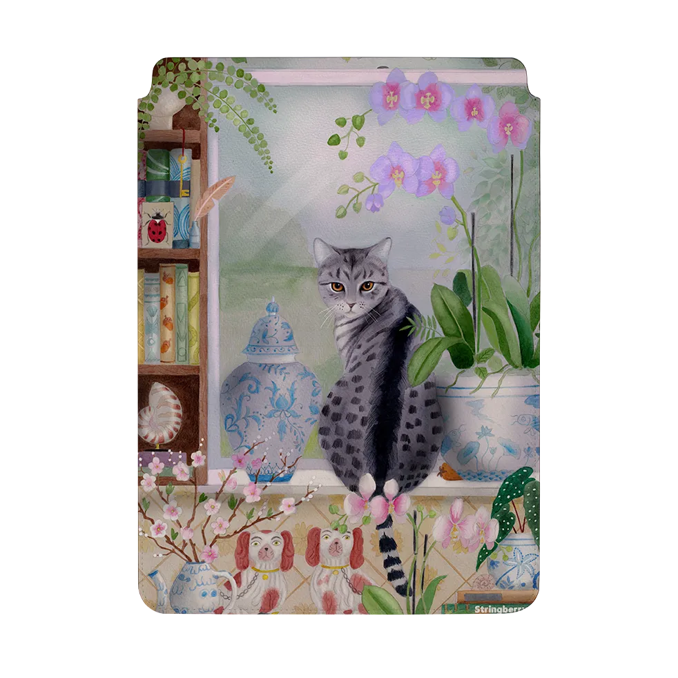 Cat In Window By Bex Parkin Laptop, Kindle & iPad Sleeve