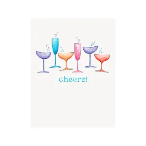 Cheers Toast Greeting Card