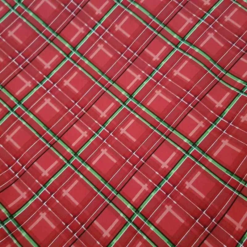 Christmas Fabric, Christmas Plaid Fabric, Hi-Fashion Fabric