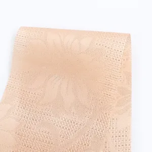 Clematis Basketweave Silk Jacquard - Apricot