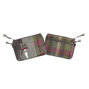 Earth Squared Tweed Applique Juliet Purse