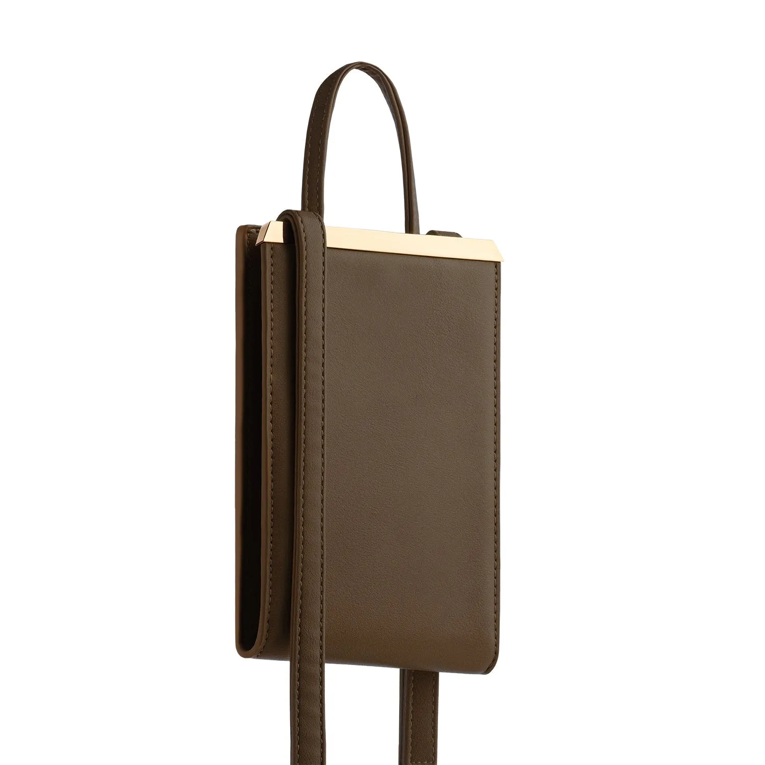 Estee Phone Bag - Dark Mocha