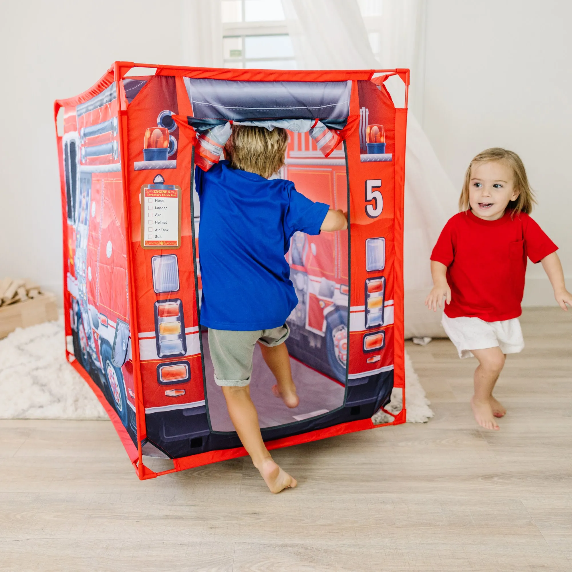 Fire Truck Play Tent