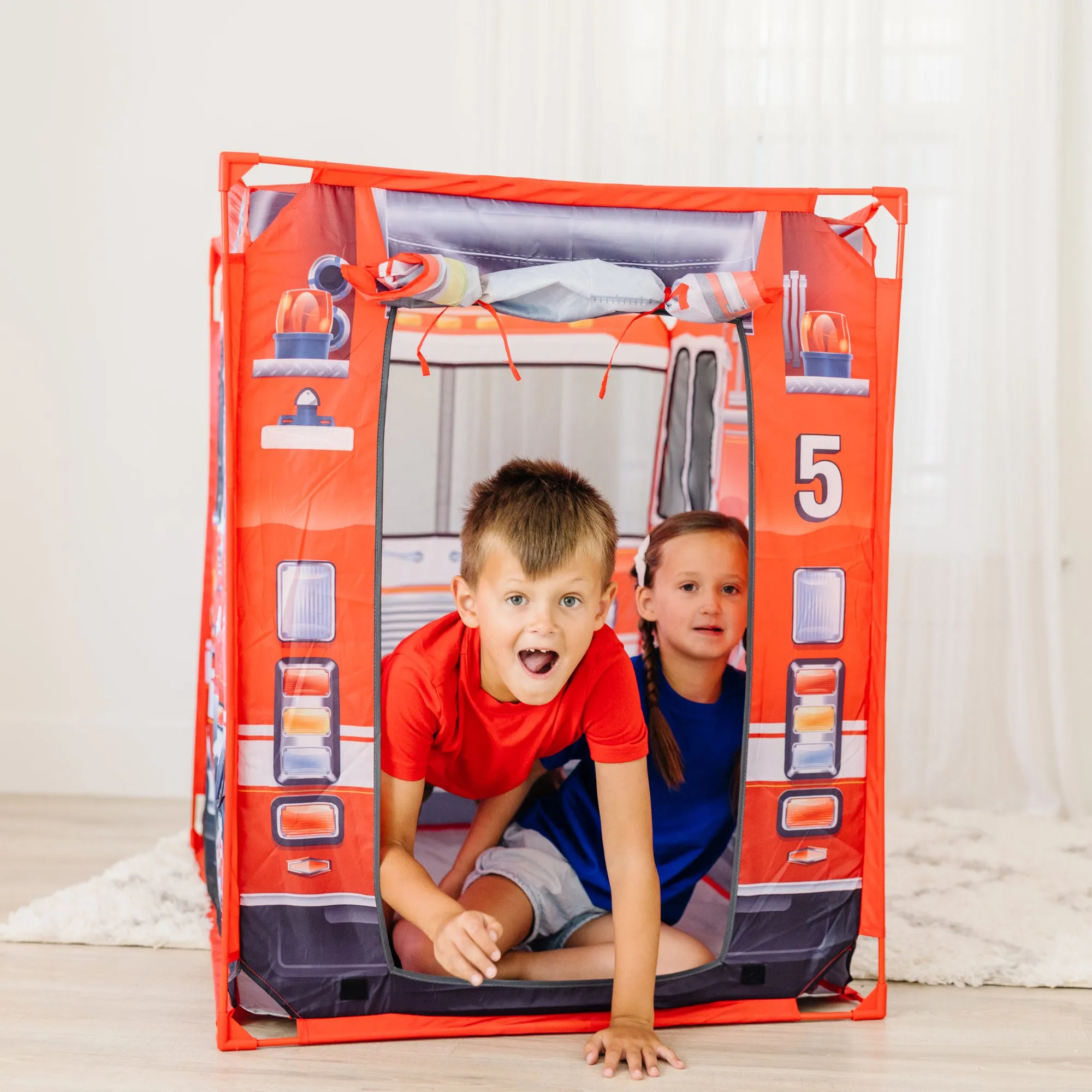 Fire Truck Play Tent