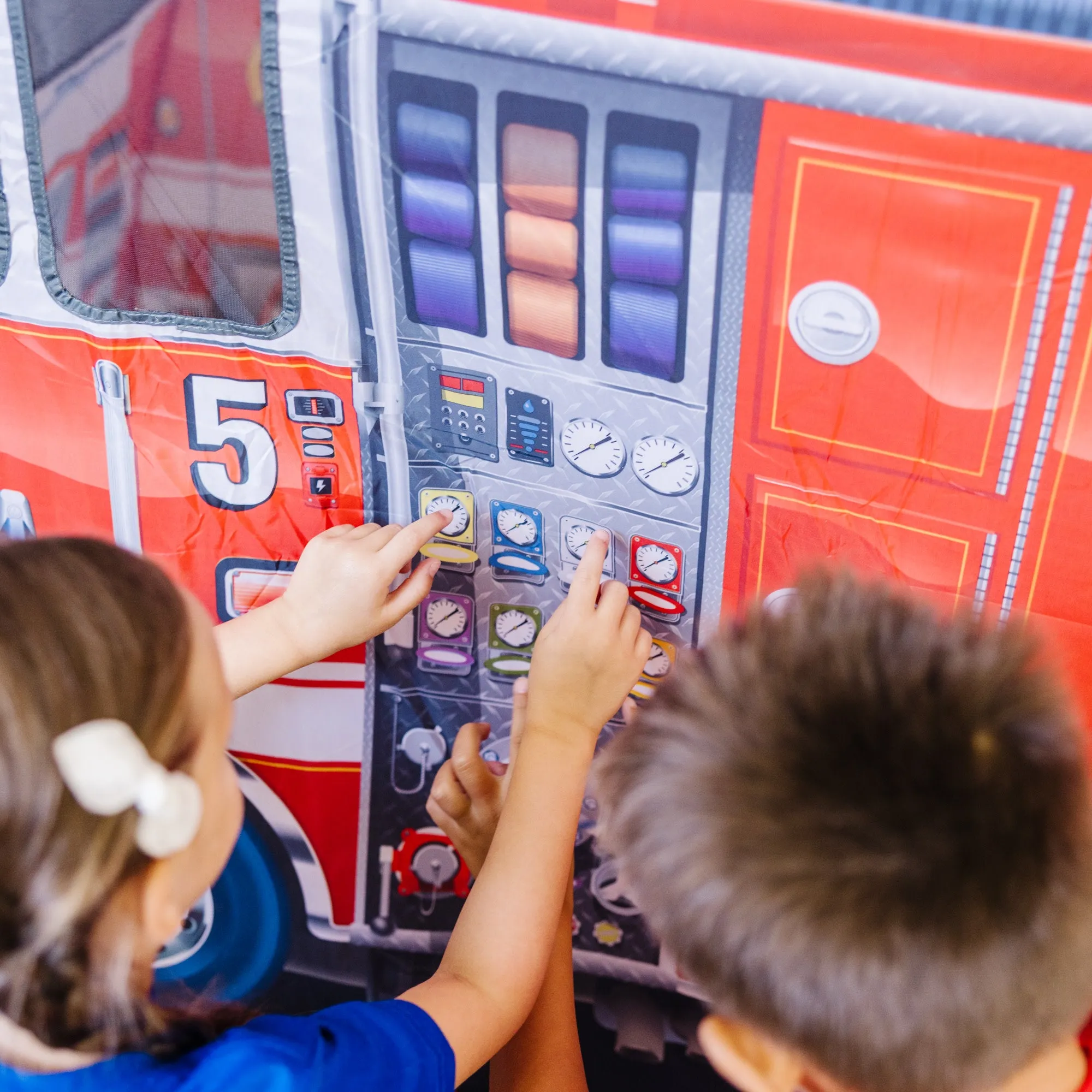 Fire Truck Play Tent