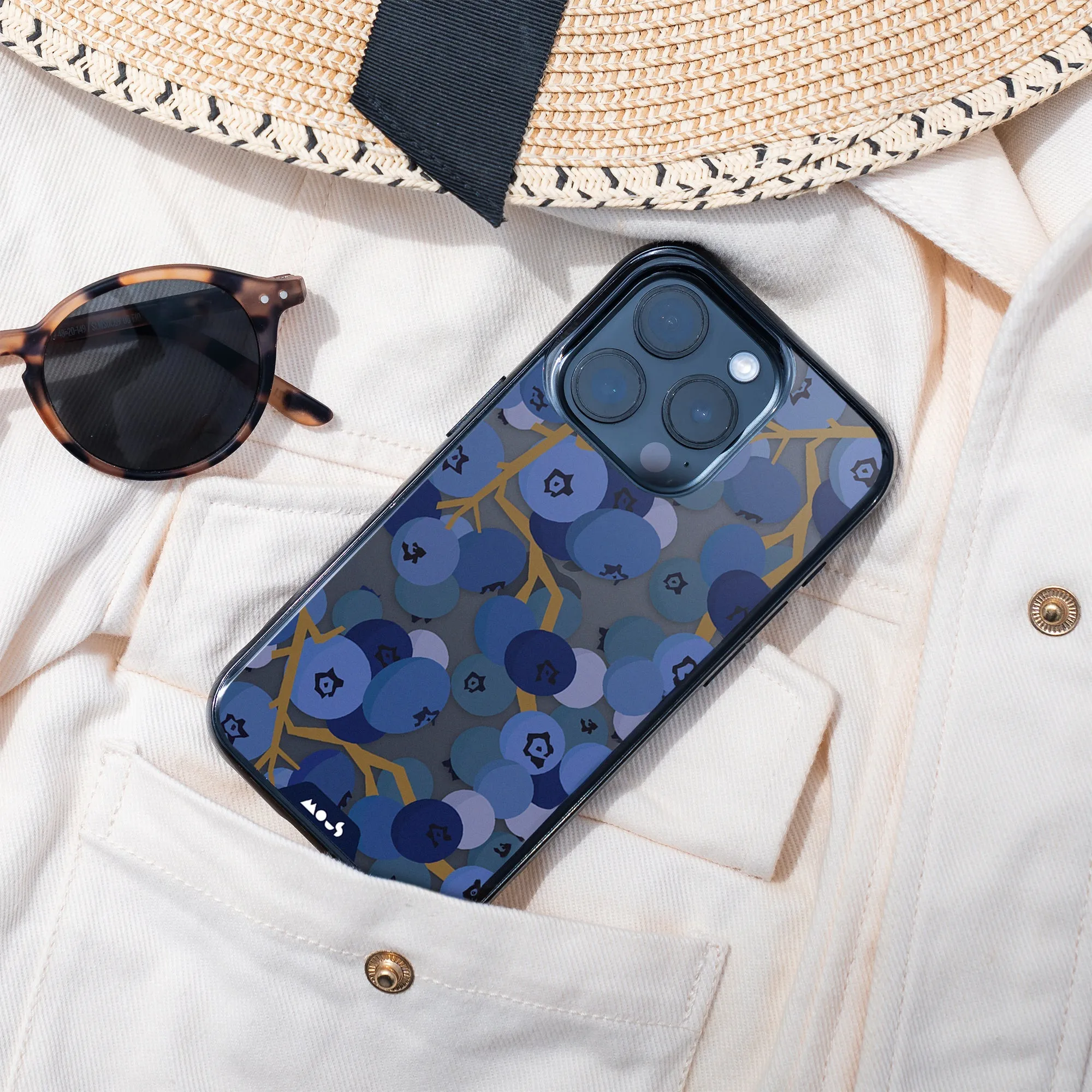 Fruits Printed Phone Case – Blueberry - Clarity