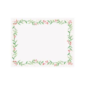 Garland Border Holiday Note Card