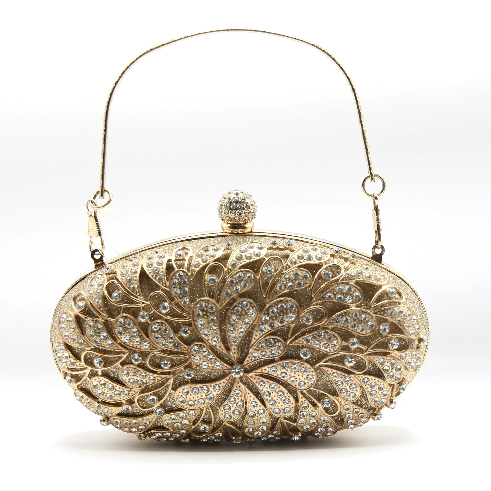 Golden Latest Stylo Bridal Clutch For Women 5002