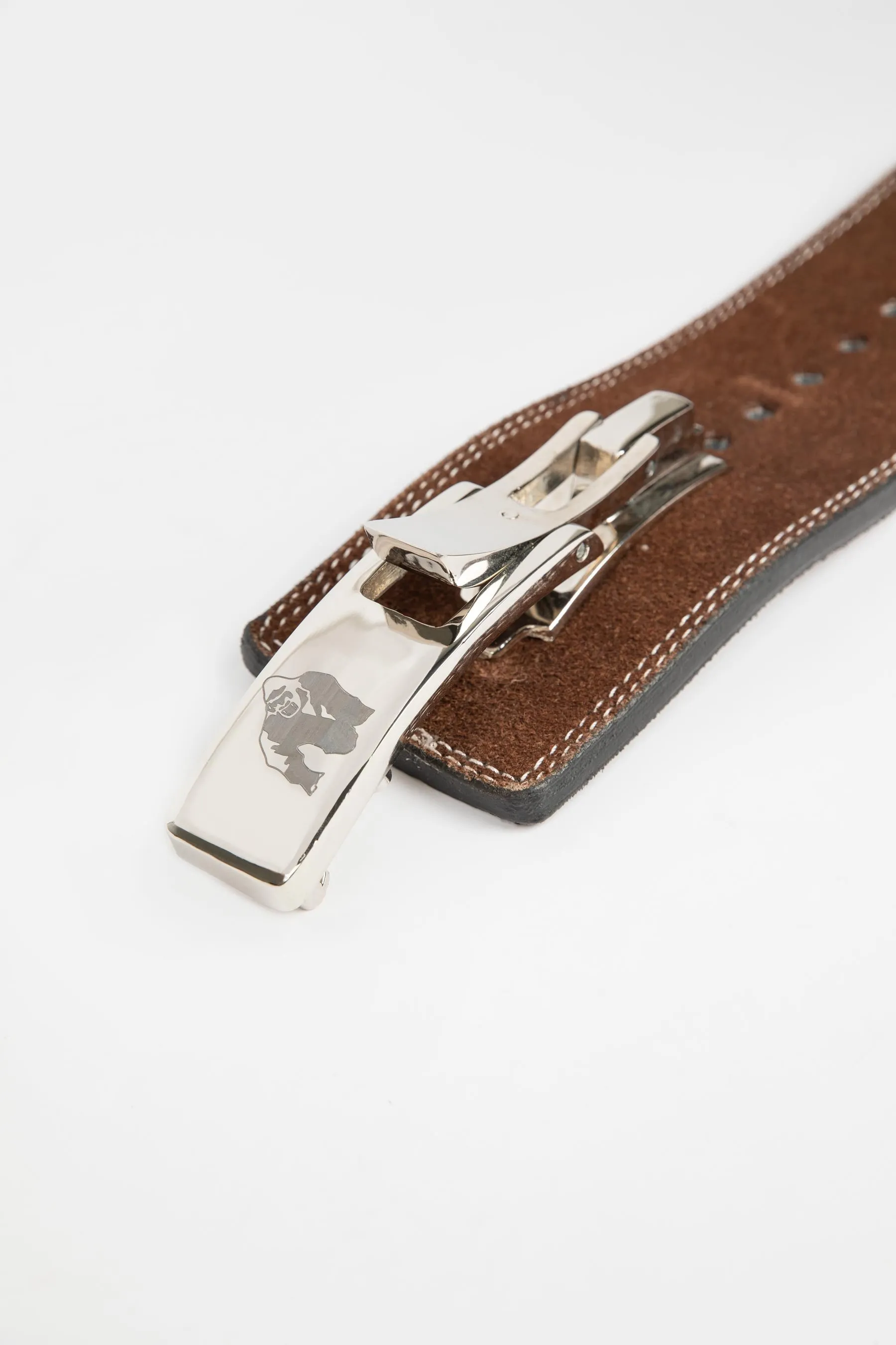 GW 4-inch Leather Lever Belt - Brown