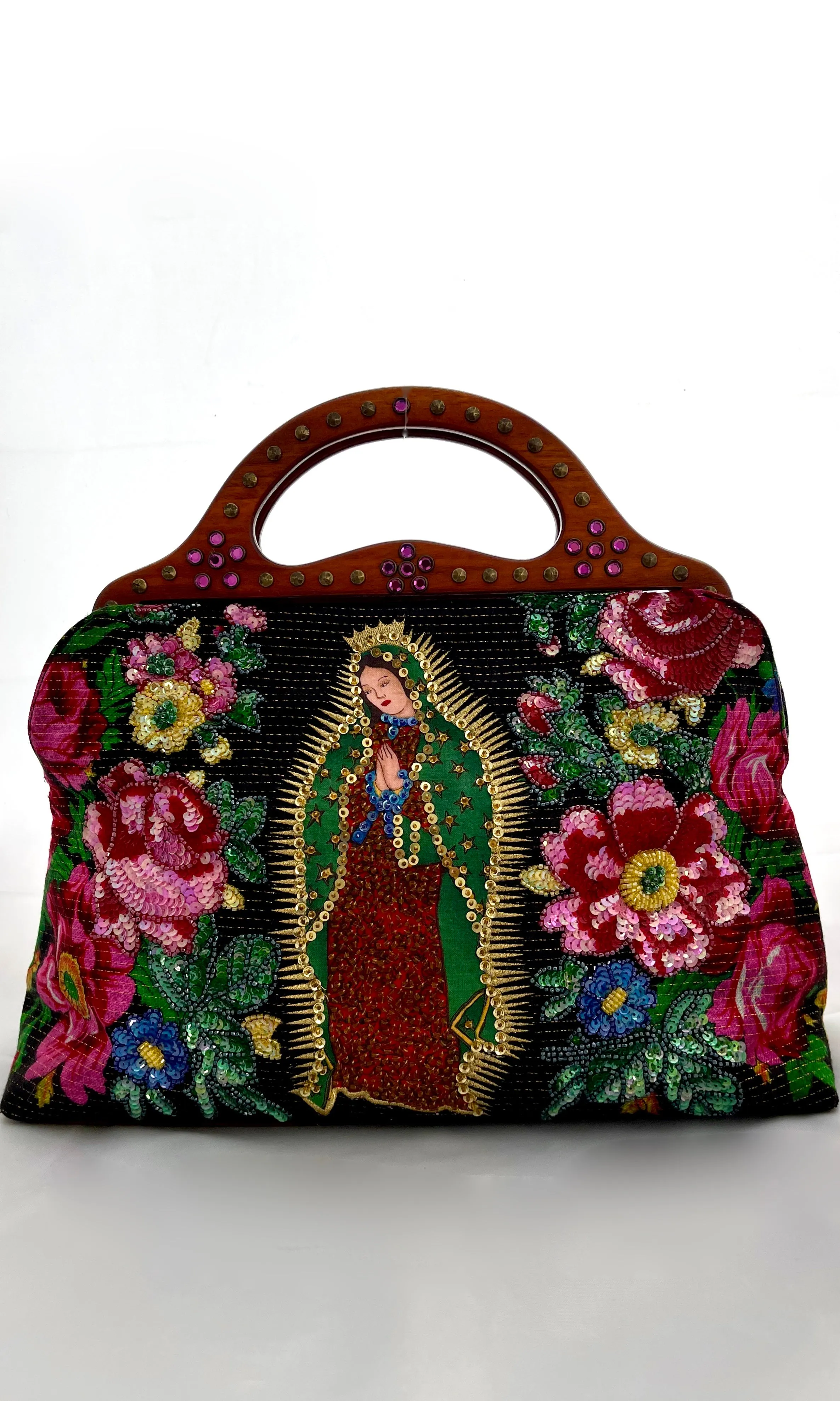 ISABELLA FIORE Virgin Mary Lady of Guadalupe Purse