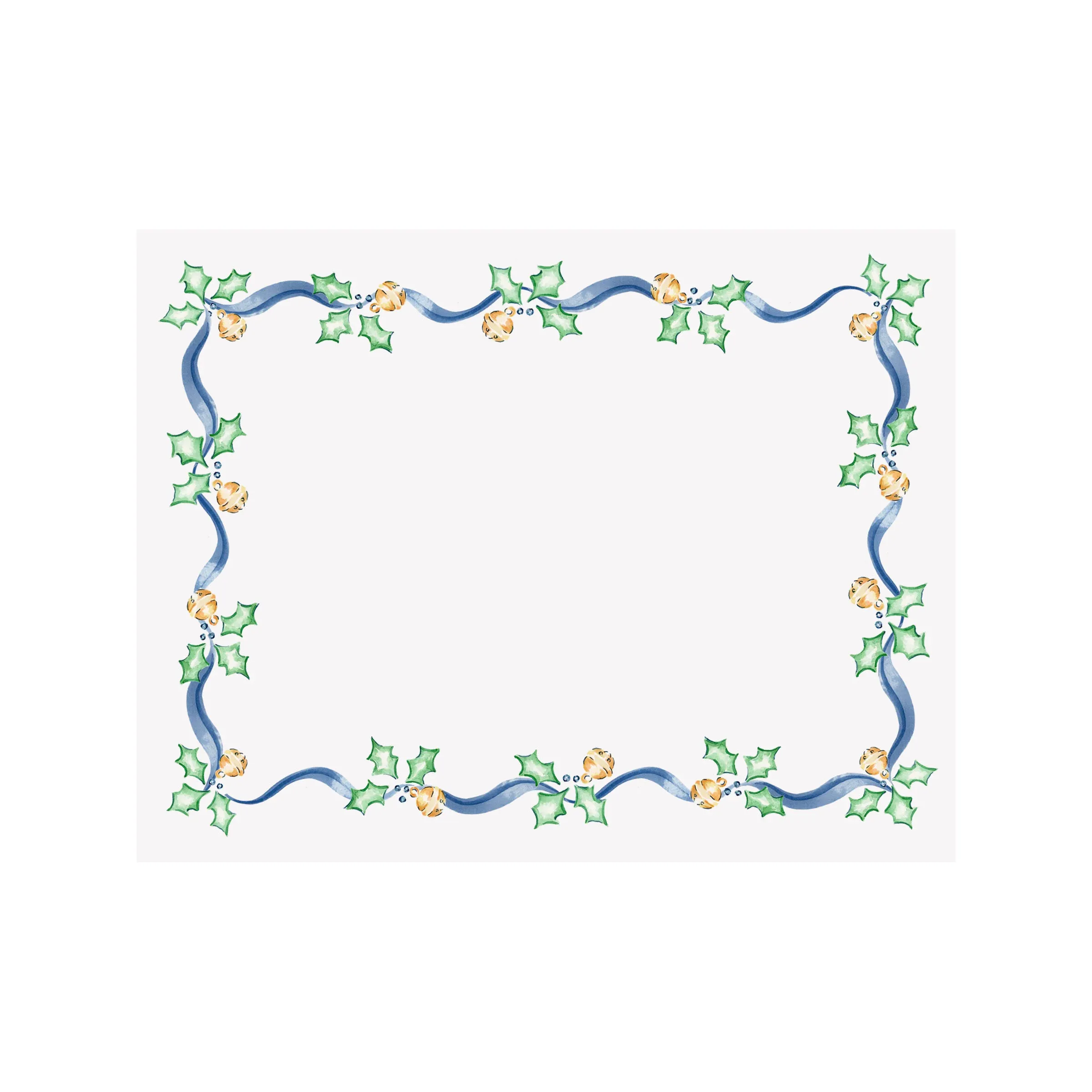 Jingle Bells Border Holiday Note Card