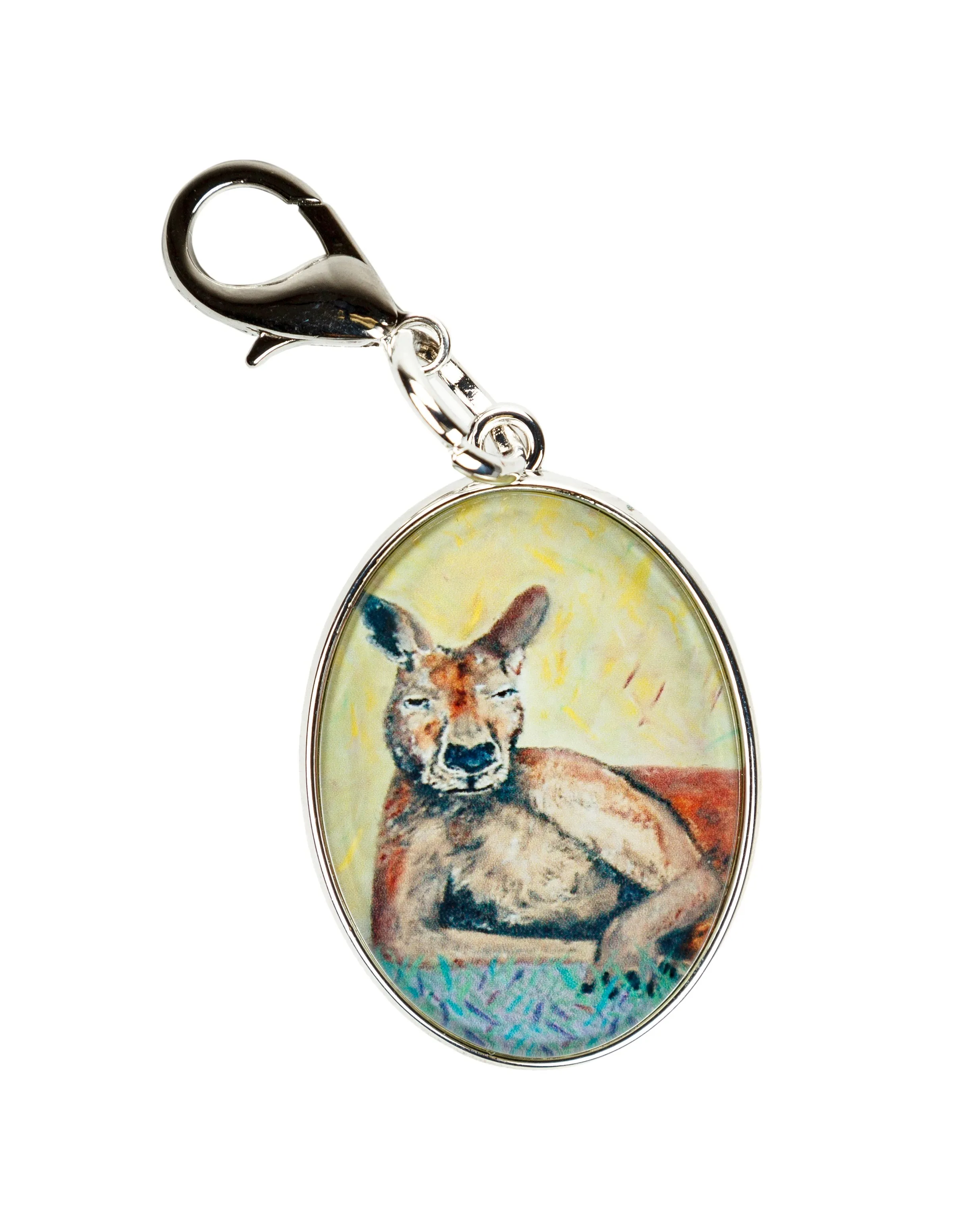 Kangaroo Bag Charm - Portrait of Charlie