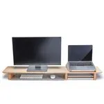 Maple Desk Shelf Bundle With Laptop Lift