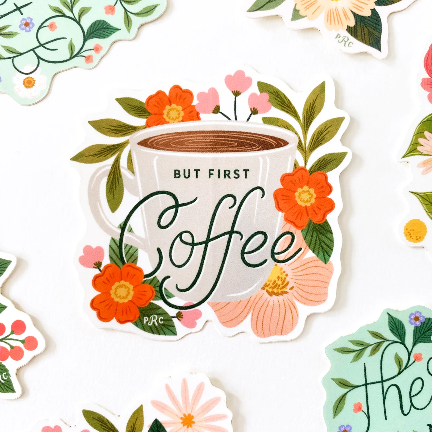 NEW! But First Coffee Sticker