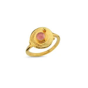 One heart ring Tourmaline