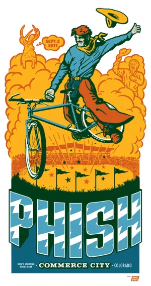 Phish 2017 Commerce City, CO Poster 2nd night