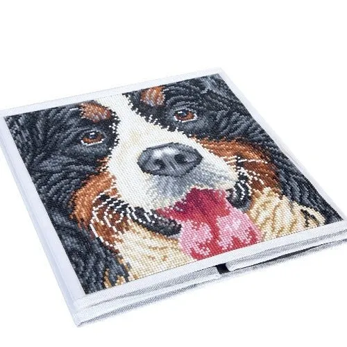 "Dog" Crystal Art Folding Storage Box 30x30cm