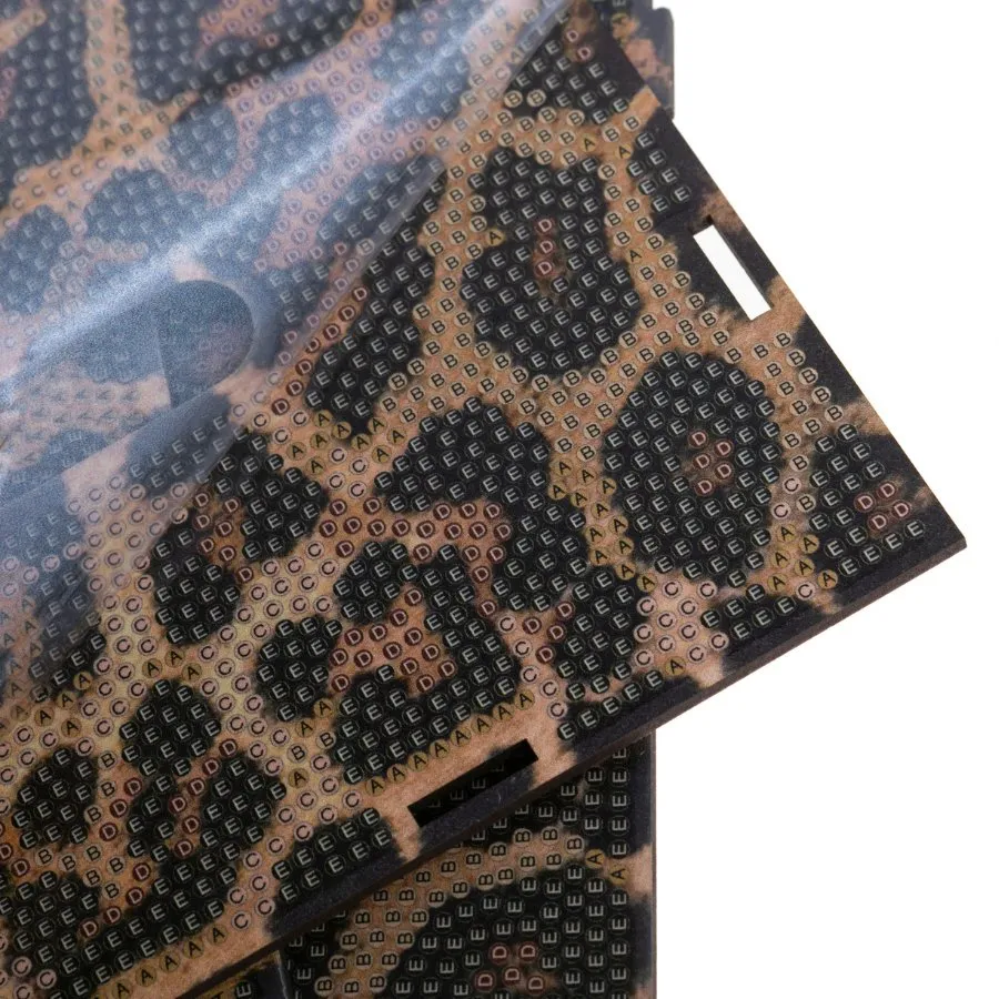 "Leopard" Crystal Art Tissue Box