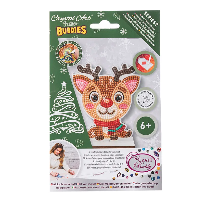 "Reindeer" Crystal Art Buddies Series 2