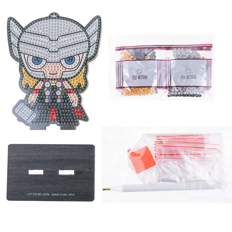 "Thor" Crystal Art Buddies Marvel Series 2