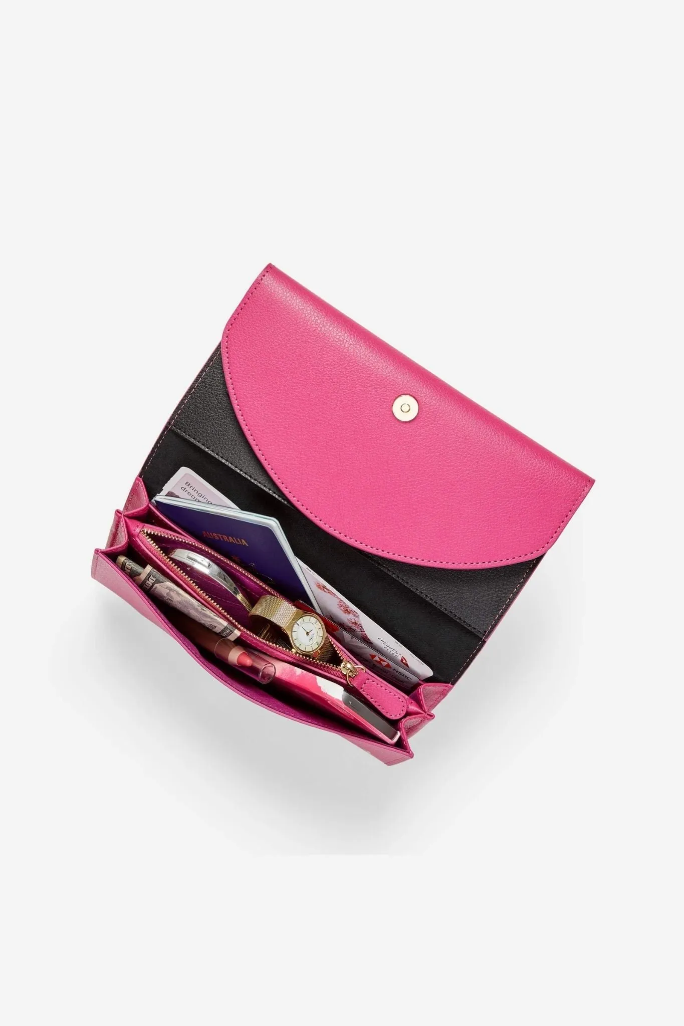 Recycled Leather Women's Wallet | Paradise Pink