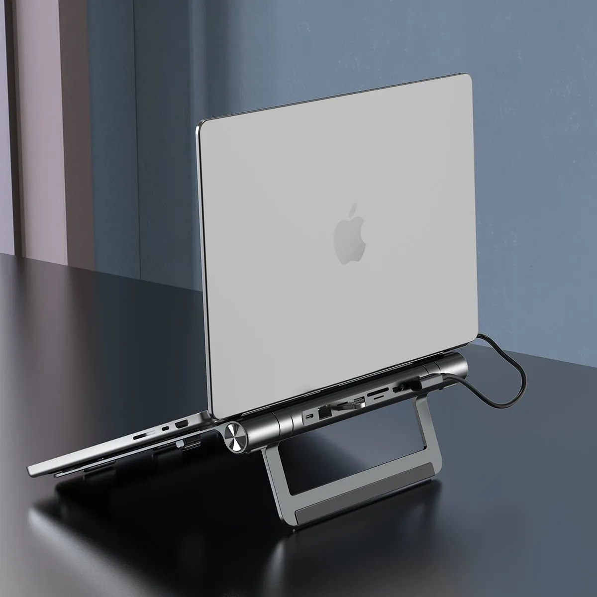 VOKAMO Docking Station Stand 8 In 1 Dock Stand for MacBook Pro/Air and others