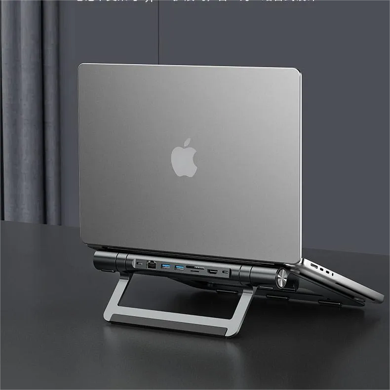 VOKAMO Docking Station Stand 8 In 1 Dock Stand for MacBook Pro/Air and others